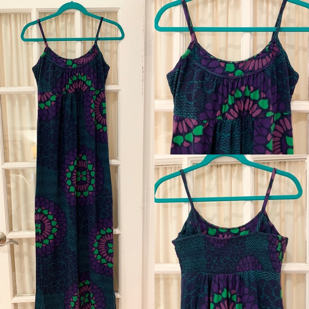 VGUC Sz XS Old Navy maxi maternity dress